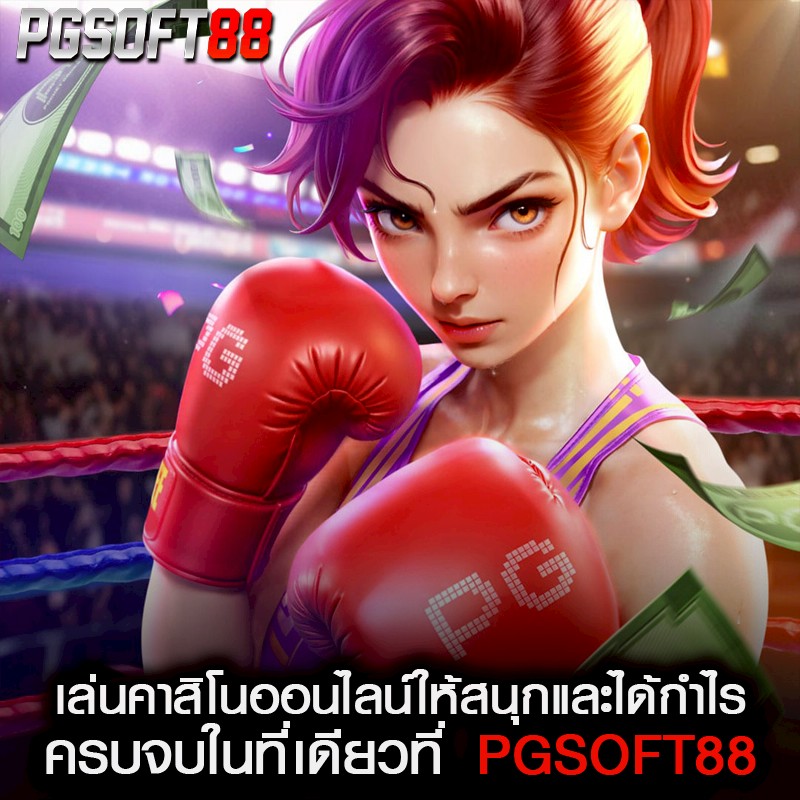 เล่นคาสิโนออนไลน์ให้สนุกและได้กำไร ครบจบในที่เดียวที่ PGSOFT88